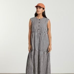 Everlane Tiered MIDI Dress size L